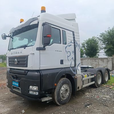 중량용 산데카 371//375/390HP 6X4/8X4 10/12 휠 사용 트랙션 헤드 운송 트럭